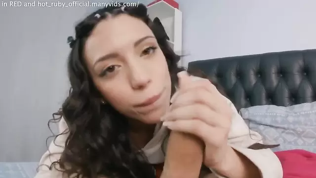 Teen Latina fucks in lingerie