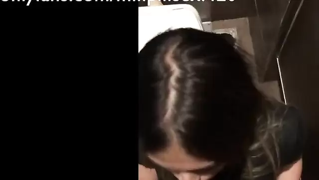 Sex in a restroom with a Brazilian woman